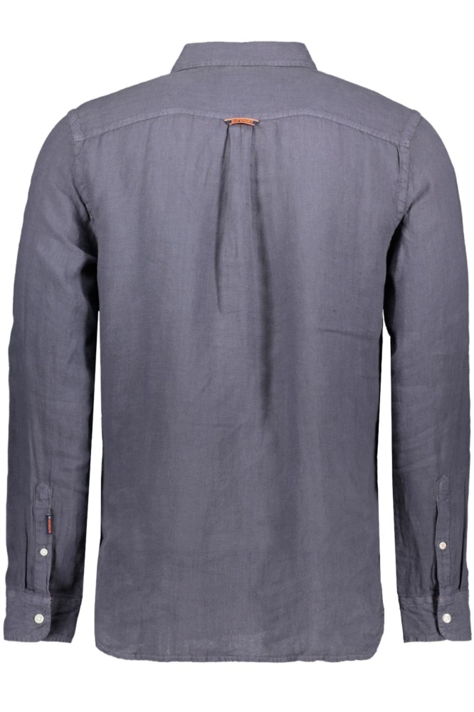 VACATION L S LINEN SHIRT M4010995A CASTLEROCK GREY
